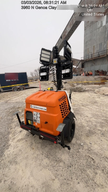 2023 Generac MLT2 Diesel, Flex Switch 120V Input, Powerzone Controller, (4) 320W LED Lights, 4kW Generator, 39.9 Gal Fuel Tank, 2" Ball, T3