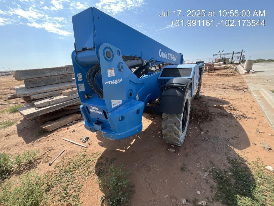2018 Genie GTH-844 Genie GTH-844 w/ROPS, Work Lights, Solid Tires, RH Cab Mesh, Beacon, 60" Carriage and Forks