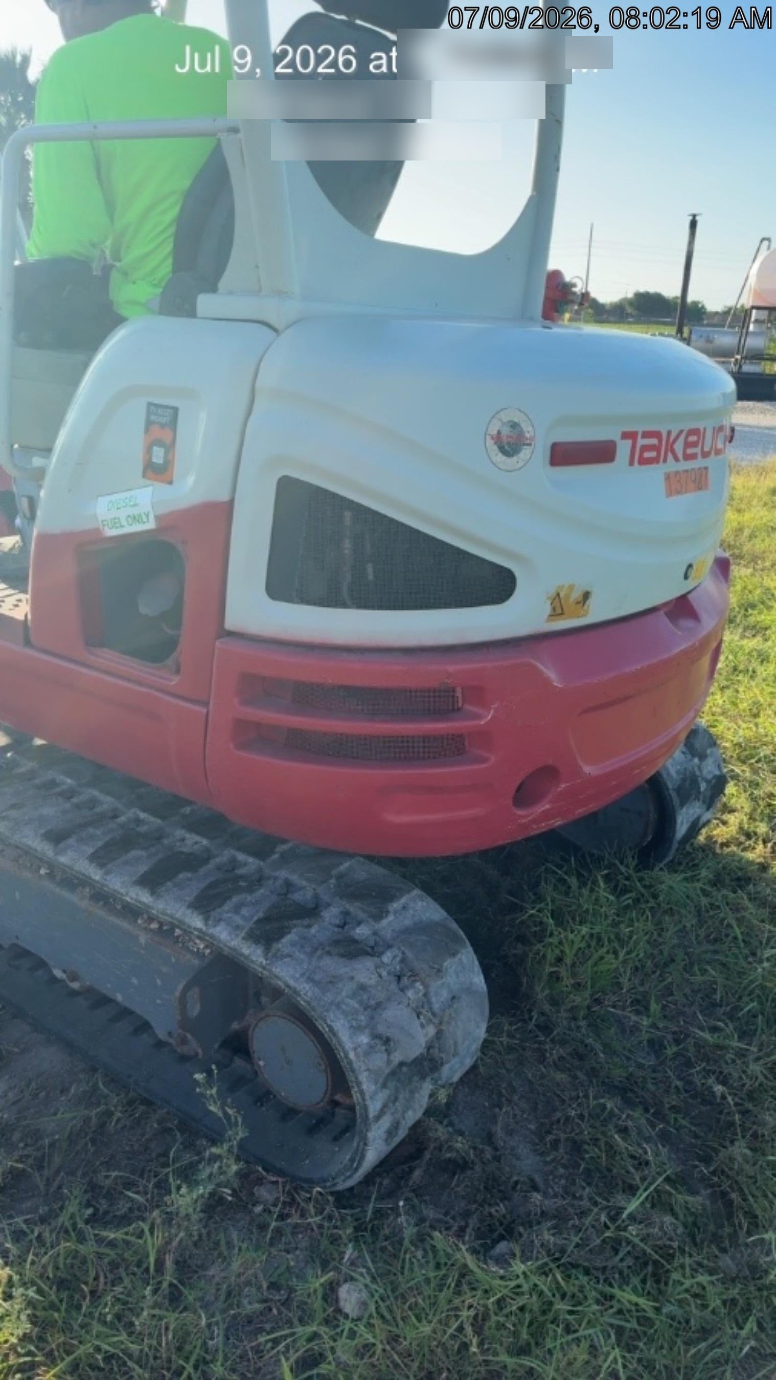 2021 TAKEUCHI TB250-2