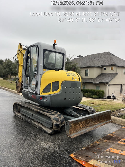 2018 Wacker Neuson EZ53 Wacker Neuson EZ53 12K Excavator, TRK,LGD,CAB,PC, Manual QC, Buckets: 30" , 18"
