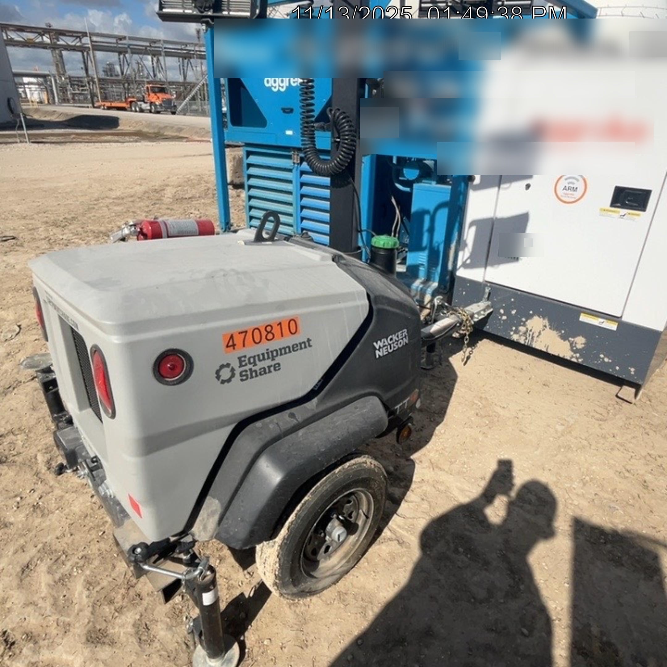 2024 Wacker Neuson LTT4 Diesel, Kohler KDW702, Deep Sea Controller, Auto Start, LED 320W, Bypass Outlet, T3