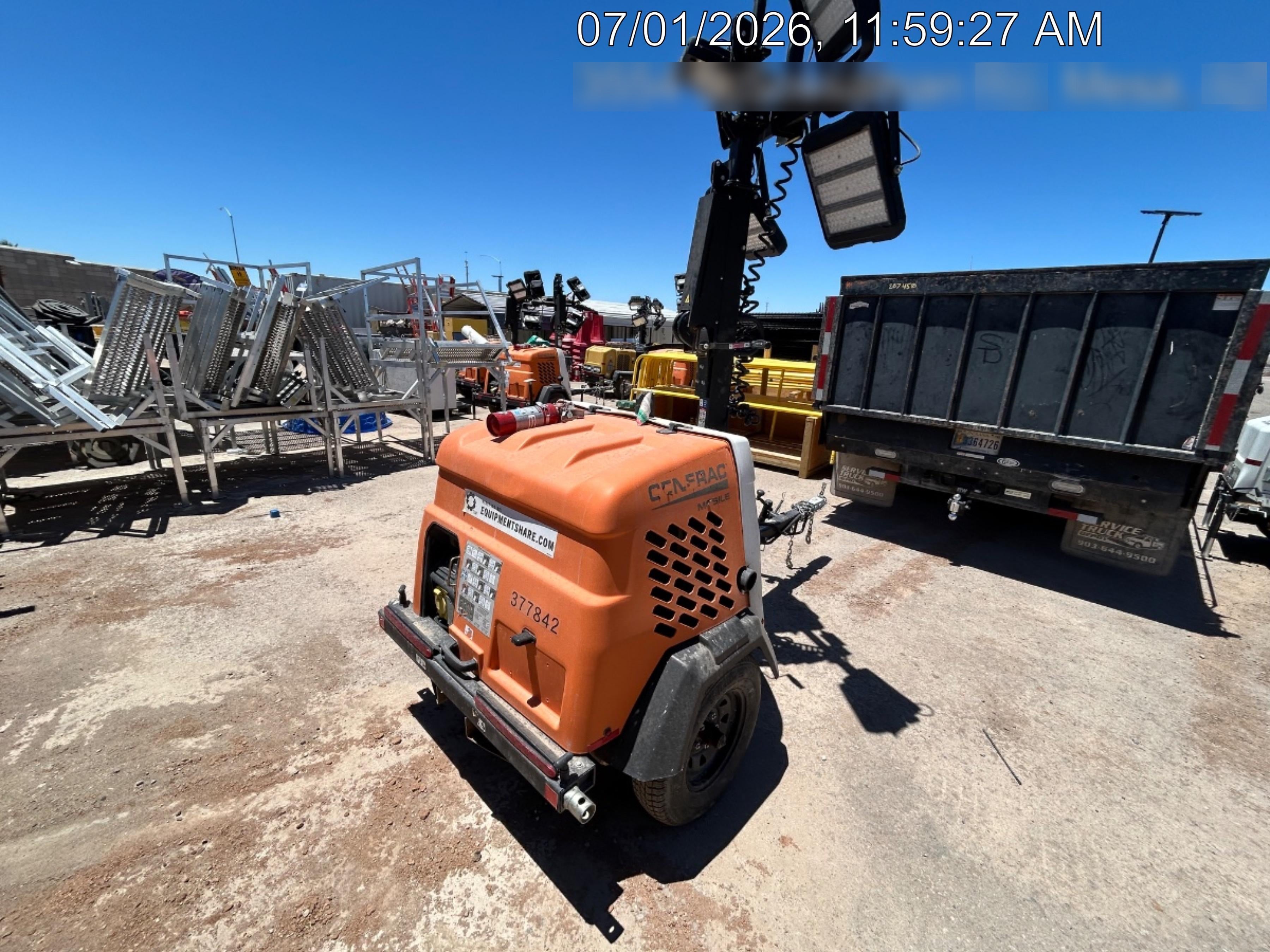 2023 Generac MLT2 Diesel, Flex Switch 120V Input, Powerzone Controller, 
(4) 320W LED Lights, 4kW Generator, 39.9 Gal Fuel Tank, 2" Ball, T3