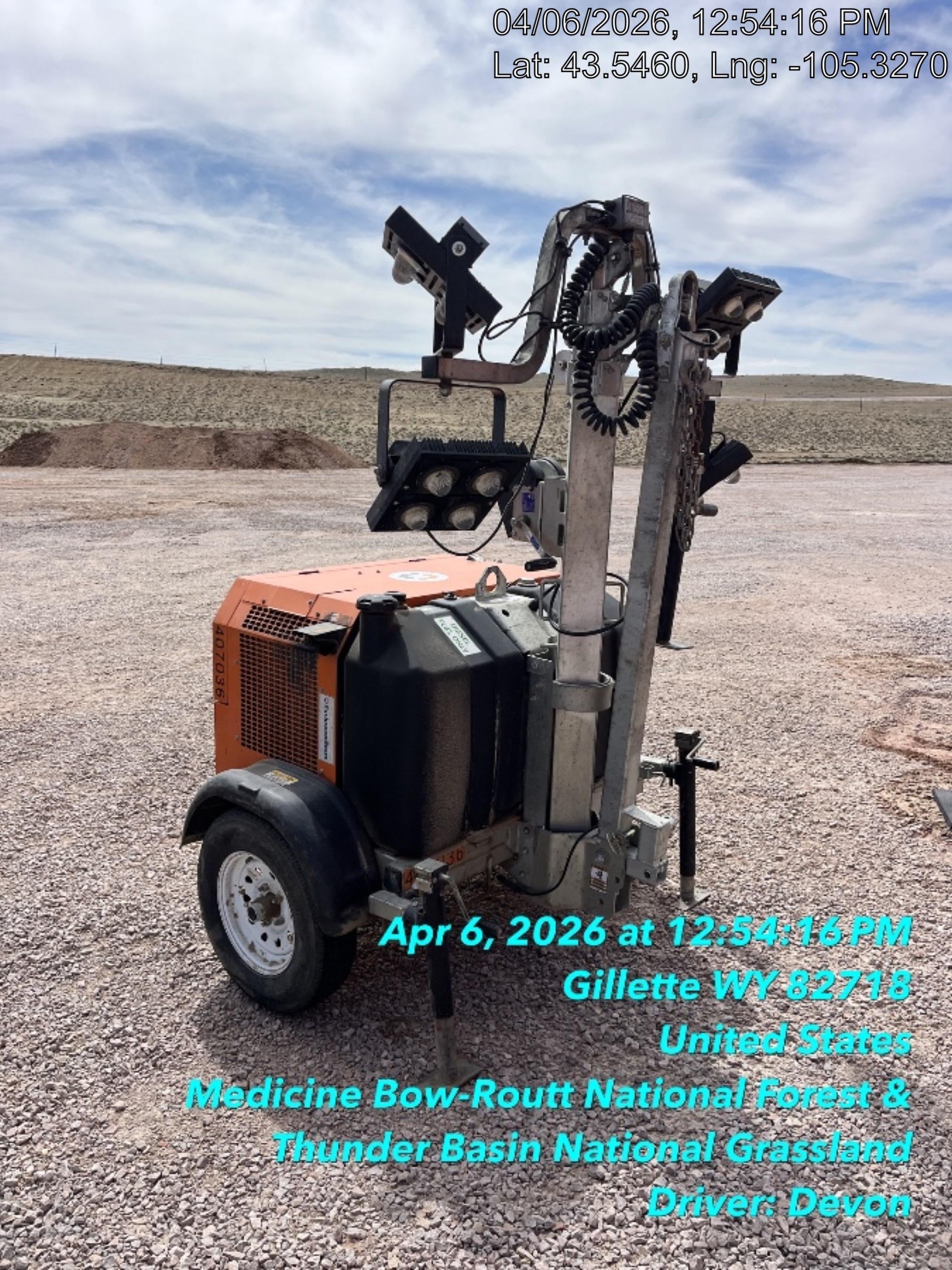 2024 Wanco WLTT-4MM4K Diesel, Deep Sea Controller, Shore Power Plug, Auto Start, (4) 350W LED Floodlights, 4kW Generator, 60 Gal Fuel Tank, 2" Ball, T3