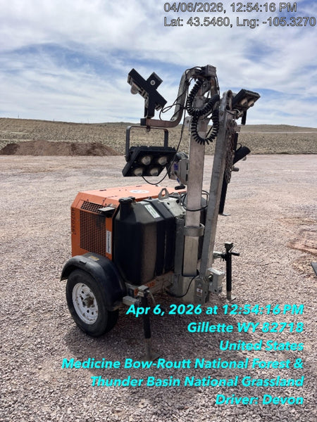 2024 Wanco WLTT-4MM4K Diesel, Deep Sea Controller, Shore Power Plug, Auto Start, (4) 350W LED Floodlights, 4kW Generator, 60 Gal Fuel Tank, 2" Ball, T3