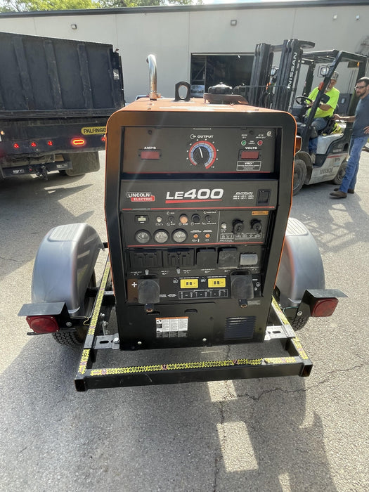 2022 Lincoln Electric LE400 Kubota V1505, Trlr, Cable Rack, Light Kit, ES Decals, T3