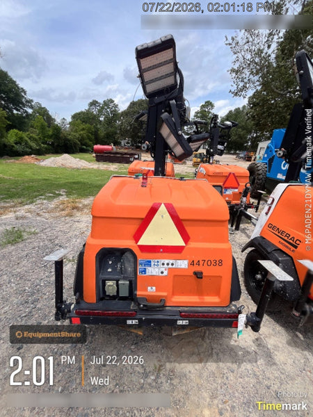 2024 Generac MLT6SKDS-STD4 ELEC WINCH Diesel, Electric Winch Mast, Powerzone Controller, (4) 320W LED Lights, 4kW Generator, 39.9 Gal Fuel Tank, 2" pintle, T3