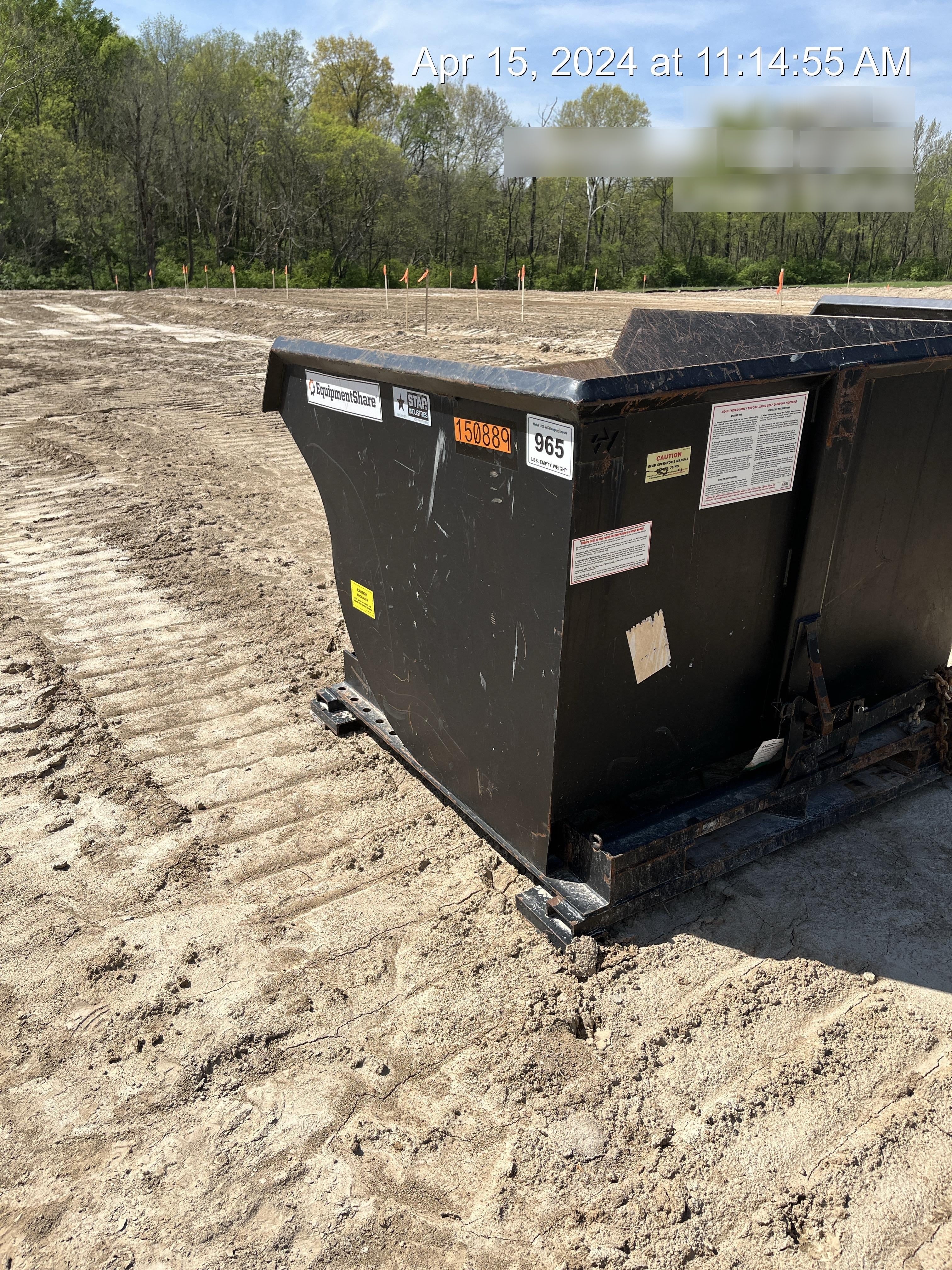 2021 STAR INDUSTRIES M-1820 - Self-Dump Hopper