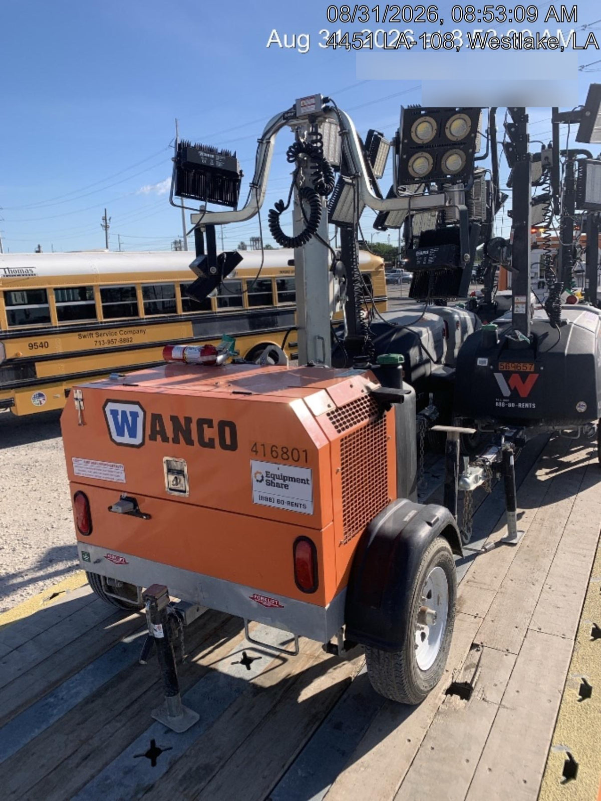 2024 Wanco WLTT-4MM4K Diesel, Deep Sea Controller, Shore Power Plug, Auto Start, (4) 350W LED Floodlights, 4kW Generator, 60 Gal Fuel Tank, 2" Ball, T3