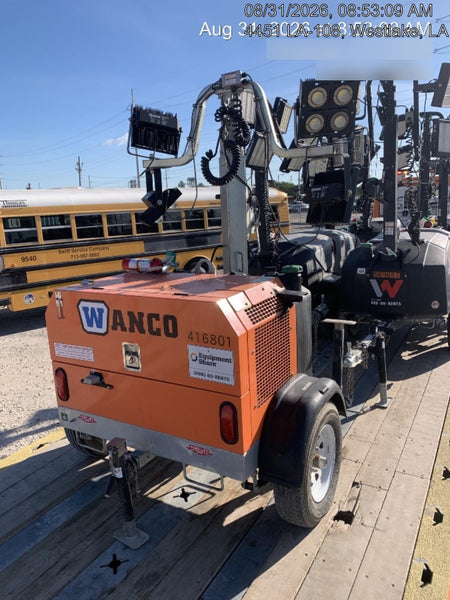 2024 Wanco WLTT-4MM4K Diesel, Deep Sea Controller, Shore Power Plug, Auto Start, (4) 350W LED Floodlights, 4kW Generator, 60 Gal Fuel Tank, 2" Ball, T3