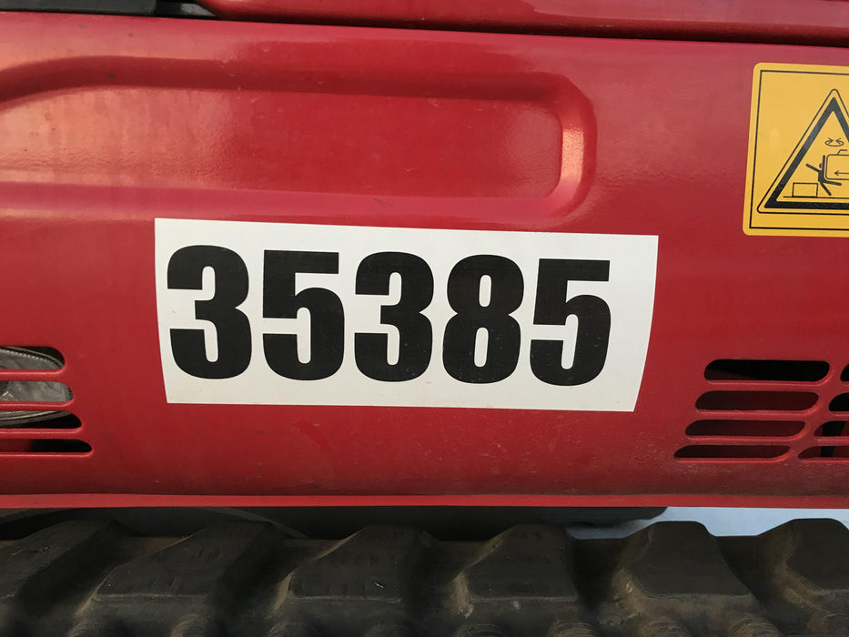 2019 Takeuchi TB260 Canopy, Standard Blade, Auxiliary hydraulics Manual QC, Hydraulic thumb, 12" ,18", 24" Bucket