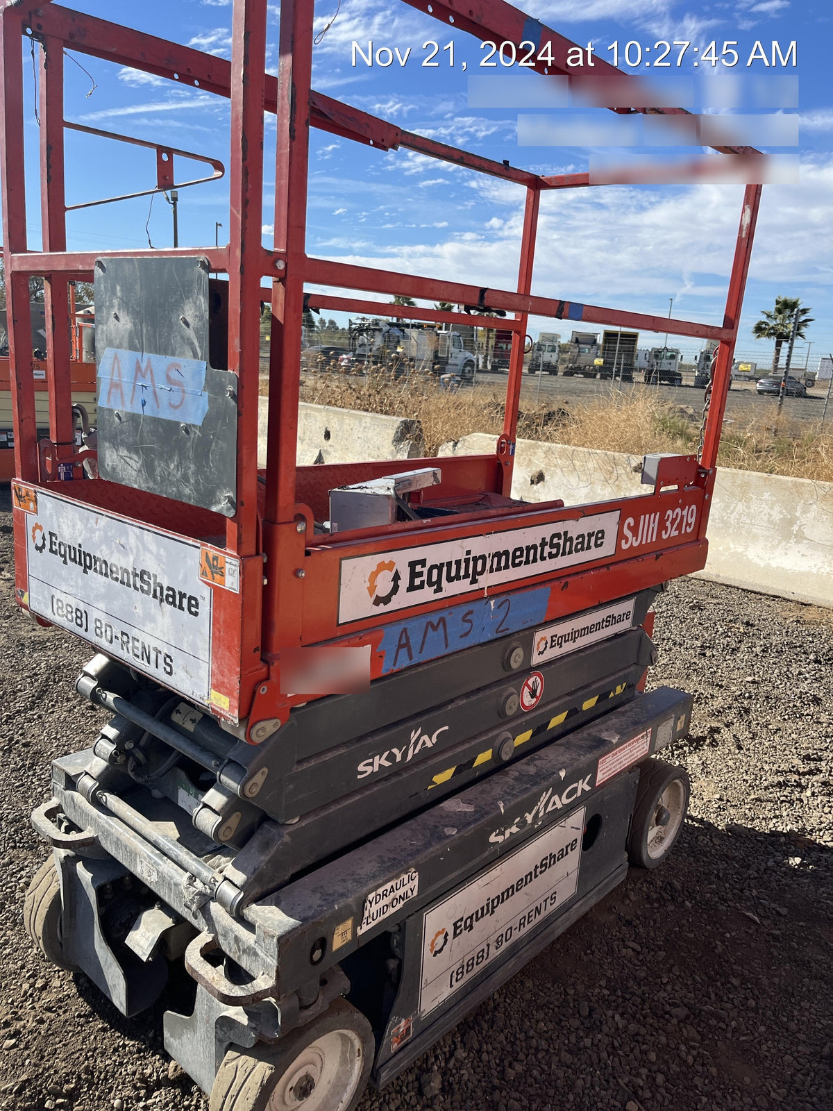 2019 Skyjack SJIII-3219 Standard w/Trojan Batteries