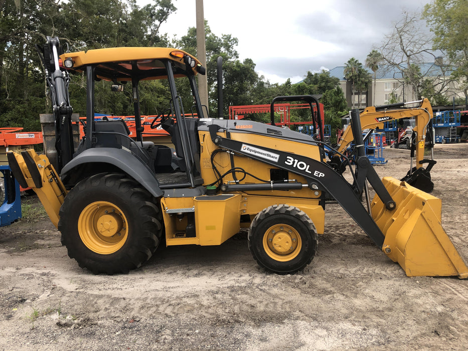 2020 John Deere 310LEP Canopy, 4WD, Standard Stick, Pilot Controls, 2 Way Hydraulics, TAG Manual QC