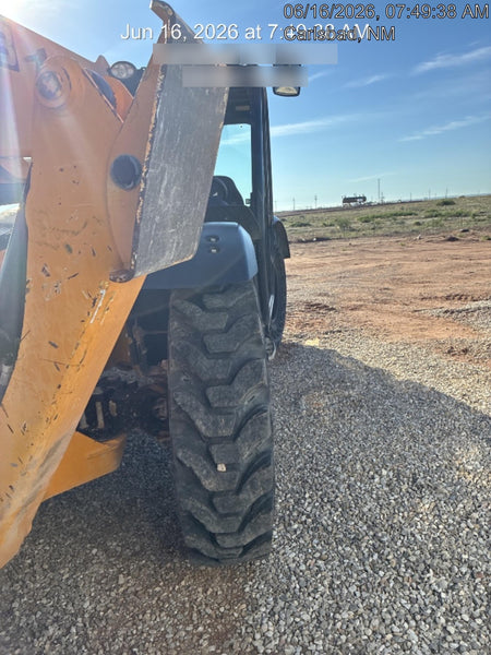 2019 JCB 510-56 Open ROPS, 74 HP, Solid Tires, Worklights, Beacon, Aux Hydraulics, Lifting Eye w/60" Carriage/60" Forks