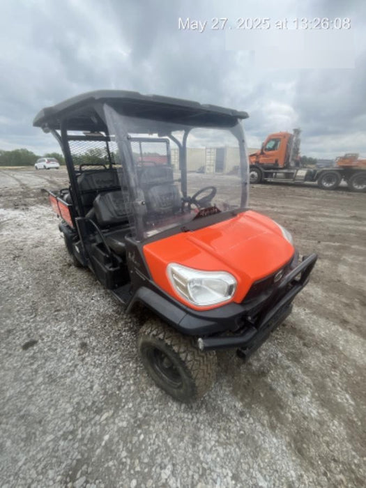 2022 Kubota RTV-X1140W-H Plastic Canopy, Windshield Acrylic Clear, LED Strobe Light, Wire Harness Kit, Back up Alarm