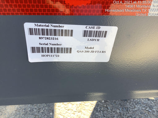 2021 ATLAS COPCO QAS200