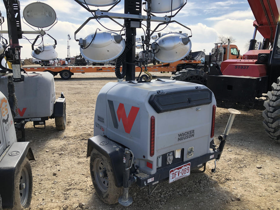 2018 Wacker Neuson LTV6K-MH Wacker Neuson LTV6K Mobile Light Tower w/Fuel Level Sensor Installed