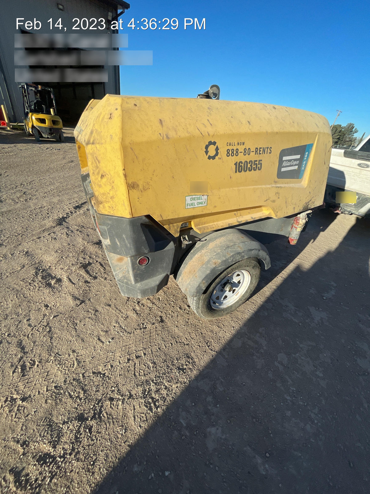 2021 ATLAS COPCO XAS188 CWK