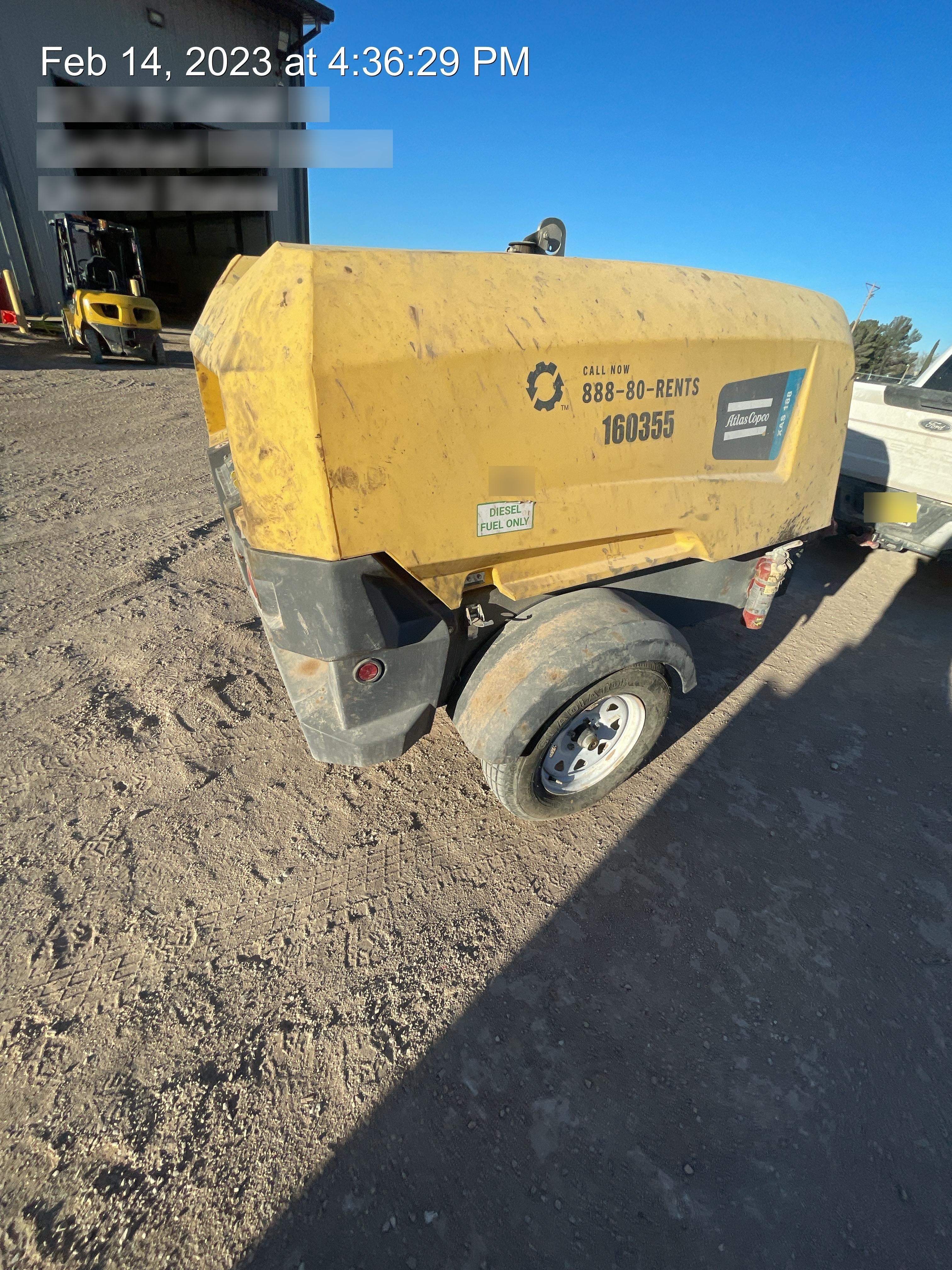 2021 ATLAS COPCO XAS188 CWK