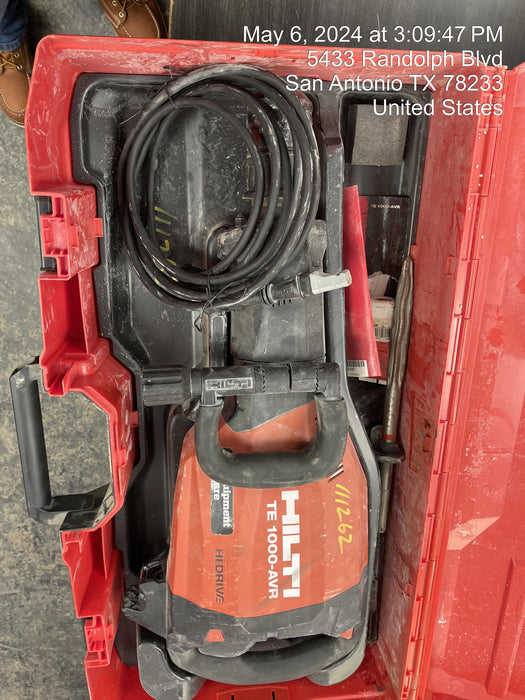 2020 HILTI TE 1000-AVR