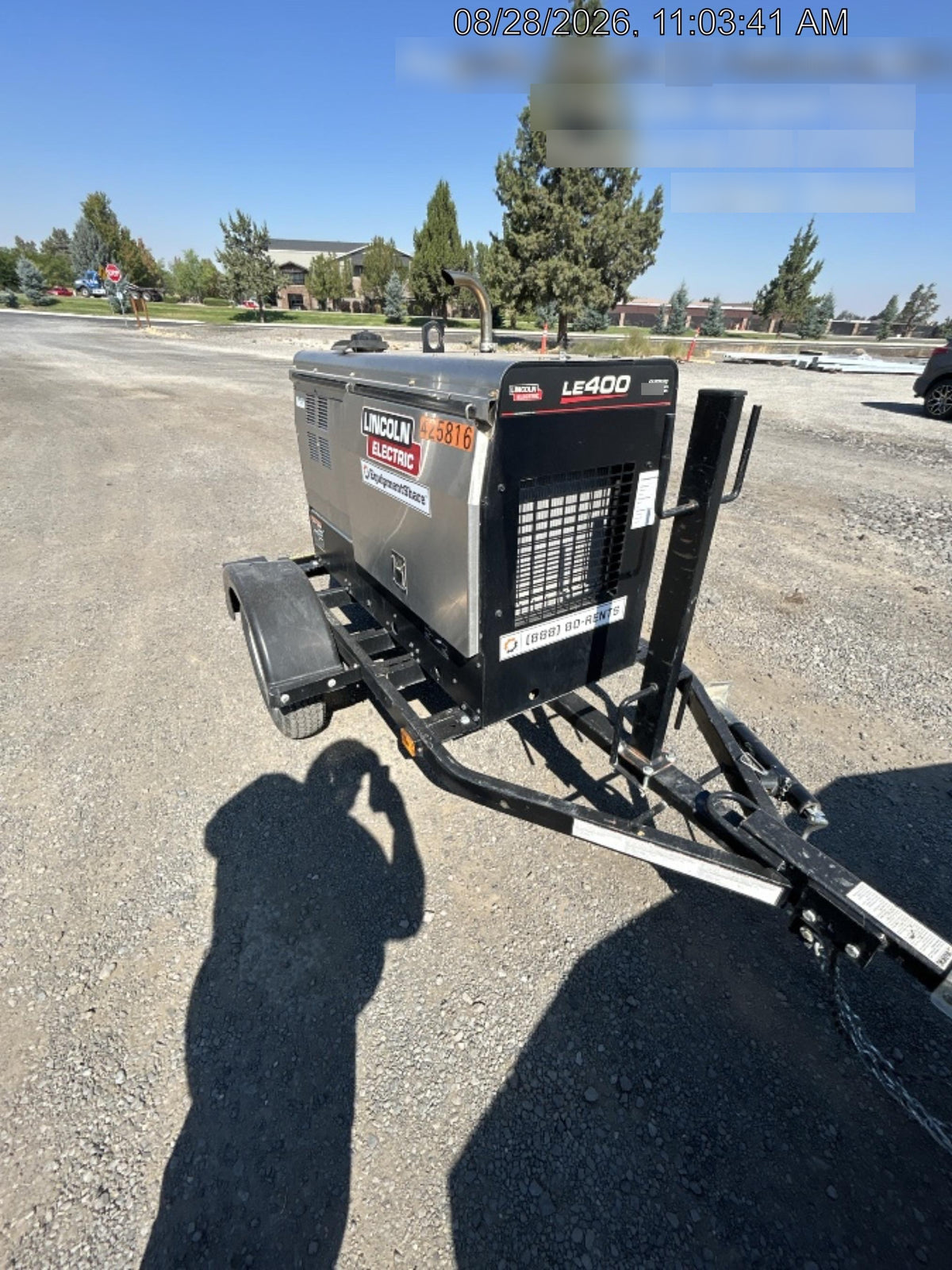2024 Lincoln Electric LE400 Kubota V1505, Trlr, Cable Rack, Light Kit, ES Decals, T3