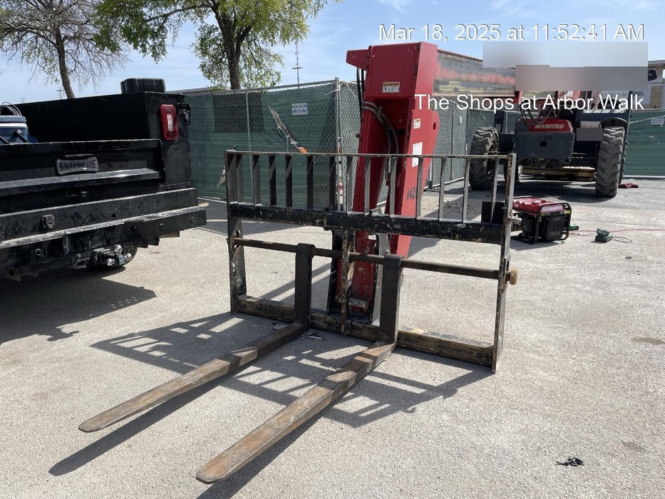 2019 Manitou MTA8044 MTA 8044 - 74 HP T4, Canopy, Worklights/Strobe, Beacon, 66" Carriage, 48" Forks, Solid Tires, Lift Hook, Aux Hydraulics