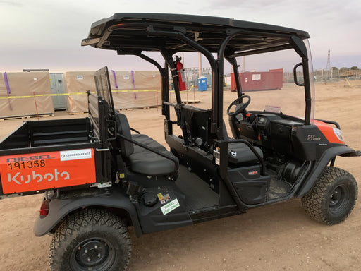 2022 Kubota RTV-X1140W-H Plastic Canopy, Windshield Acrylic Clear, LED Strobe Light, Wire Harness Kit, Back up Alarm