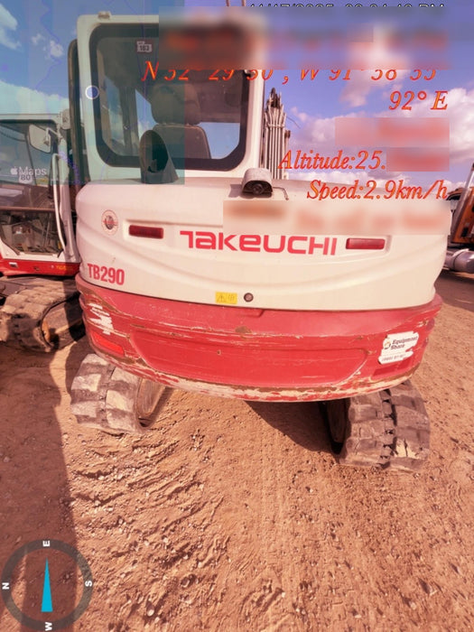 2020 TAKEUCHI TB290C