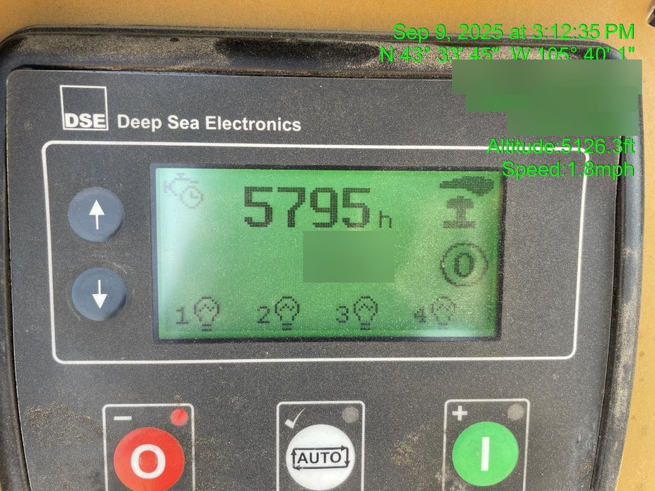 2022 Allmand NLV3GR (4) LED Light Fixture 350W, 23' Vertical Mast, 3kW Prime, Towable, Deep Sea L401, Leveling Jacks, Yanmar T4F 5.8hp