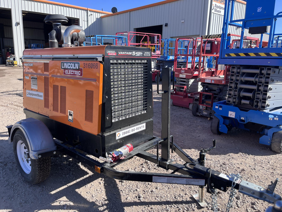 2023 Lincoln Electric Vantage 549X Crosslink Technology, Trailer Mounted, ES Decals, T3