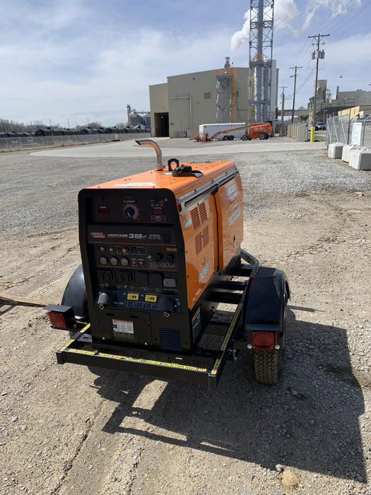 2021 Lincoln Electric Vantage 322 Vantage 322 Ready Pak 3 w/ Decals, ORANGE (includes trailer, cable rack, fender light kit) NO Telematics