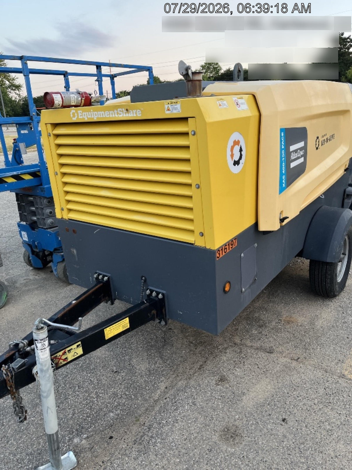 2023 ATLAS COPCO XAS 400-150 PACE