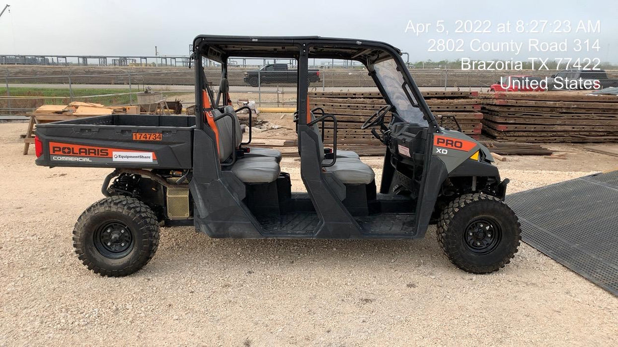 Polaris Pro XD 4000D AWD Canopy, Diesel, 4-6 Passenger, LED Strobe, Rearview Mirror