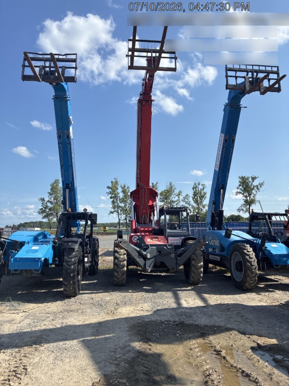 2018 Manitou MTA10055 MTA10055 - 74 HP T4, Canopy, Worklights/Strobe, Beacon, 66" Carriage, 60" Forks, Solid Tires, Lift Hook, Aux Hydraulics