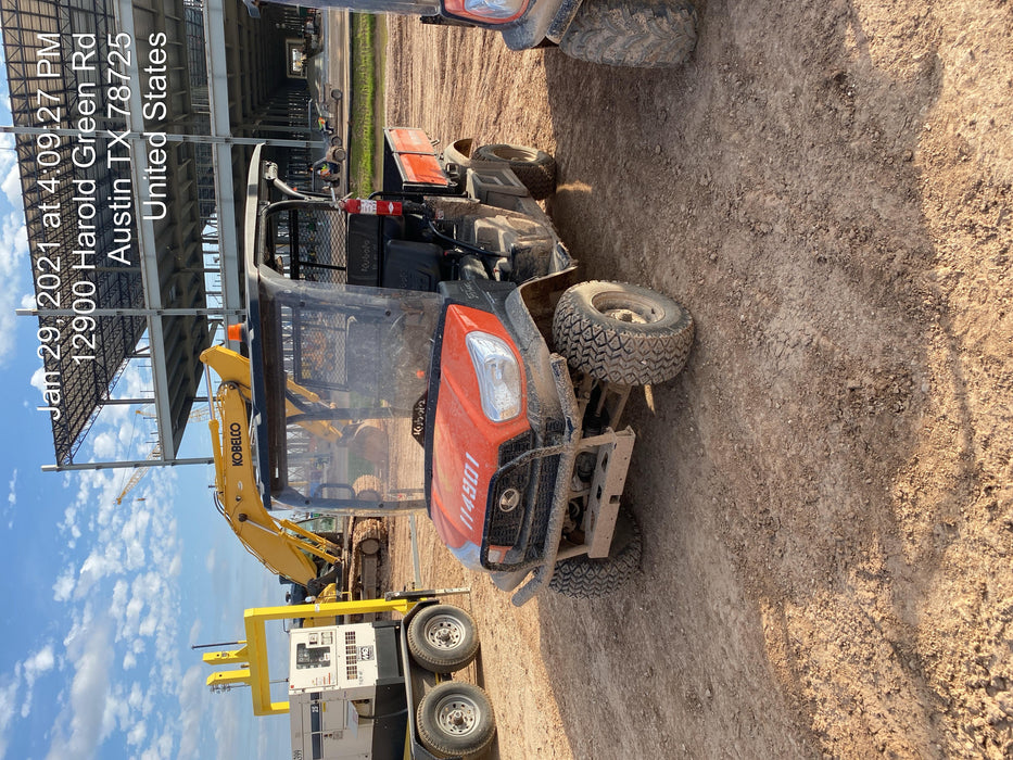 2020 Kubota RTV-X1140 CANOPY,STROBE,BACK UP ALARM,WINDSHIELD, FIRE EXT
