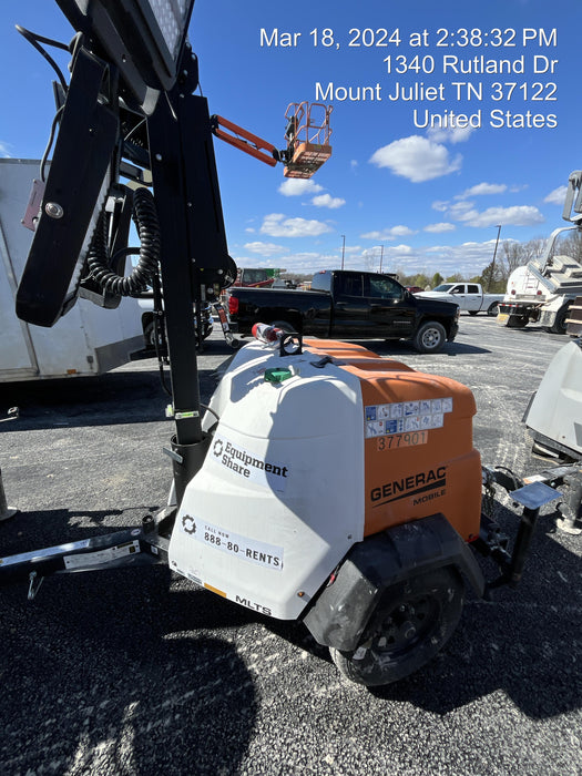 2023 Generac MLT2 Diesel, Flex Switch 120V Input, Powerzone Controller, 
(4) 320W LED Lights, 4kW Generator, 39.9 Gal Fuel Tank, 2" Ball, T3