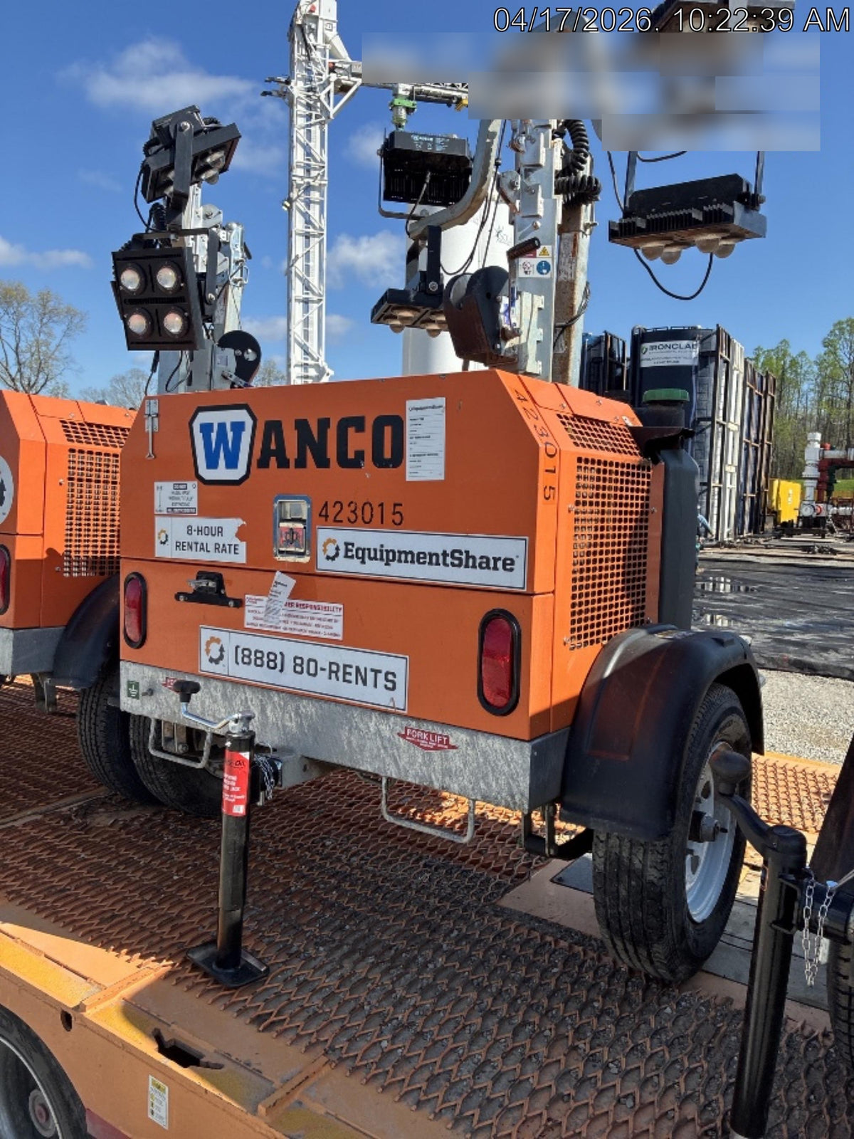 2024 Wanco WLTT-4MM4K Diesel, Deep Sea Controller, Shore Power Plug, Auto Start, (4) 350W LED Floodlights, 4kW Generator, 60 Gal Fuel Tank, 2" Ball, T3
