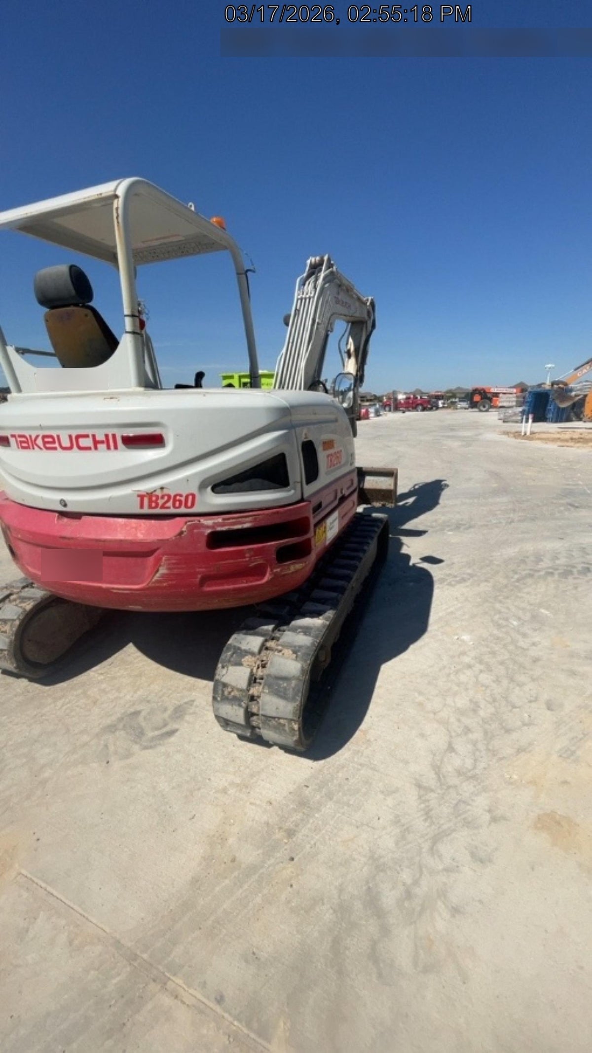 2019 TAKEUCHI TB260