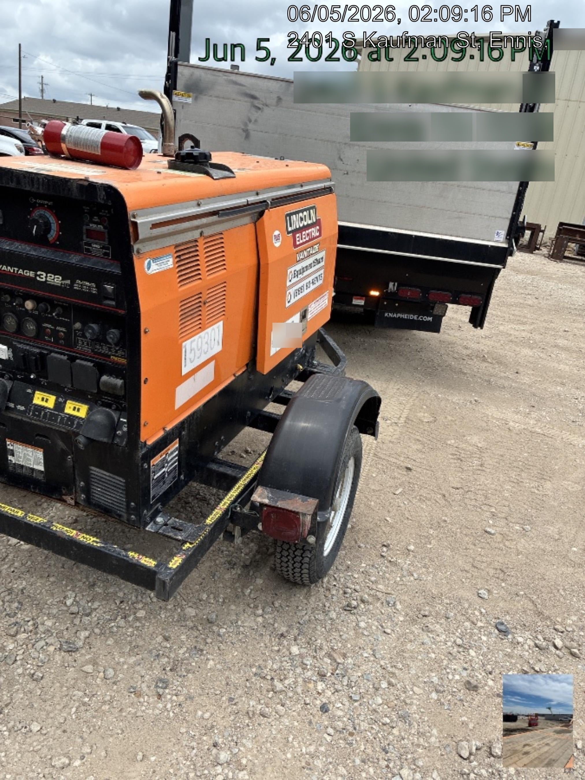 2021 Lincoln Electric Vantage 322 Vantage 322 Ready Pak 3 w/ Decals, ORANGE (includes trailer, cable rack, fender light kit) NO Telematics