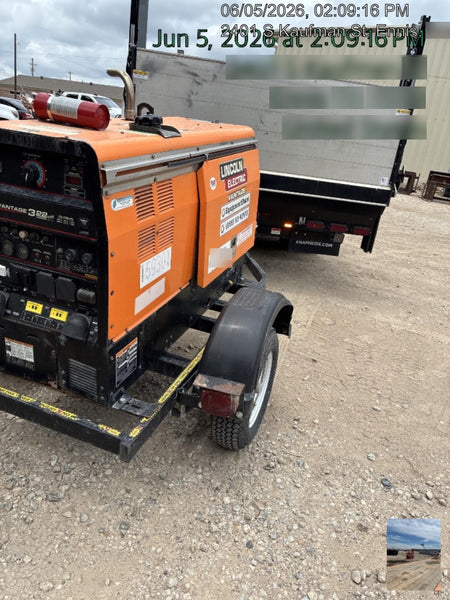 2021 Lincoln Electric Vantage 322 Vantage 322 Ready Pak 3 w/ Decals, ORANGE (includes trailer, cable rack, fender light kit) NO Telematics