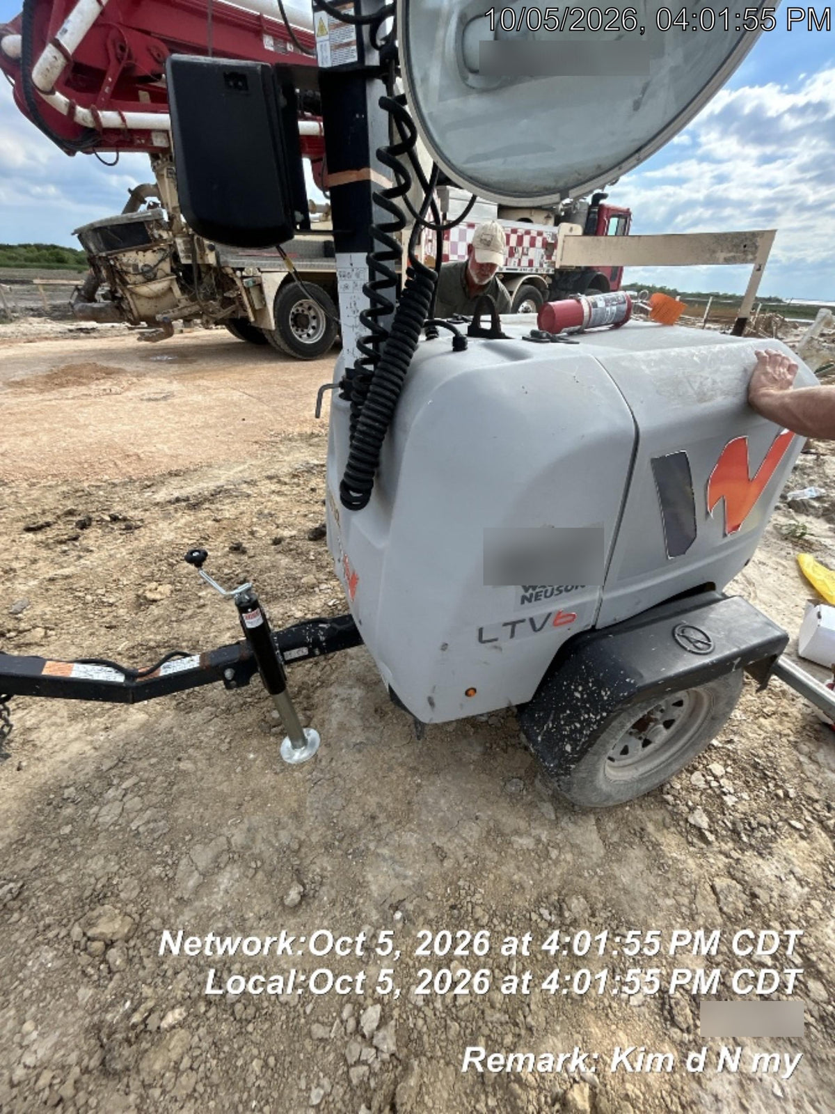 Wacker Neuson LTV6K-MH Power mast, 1100W MH