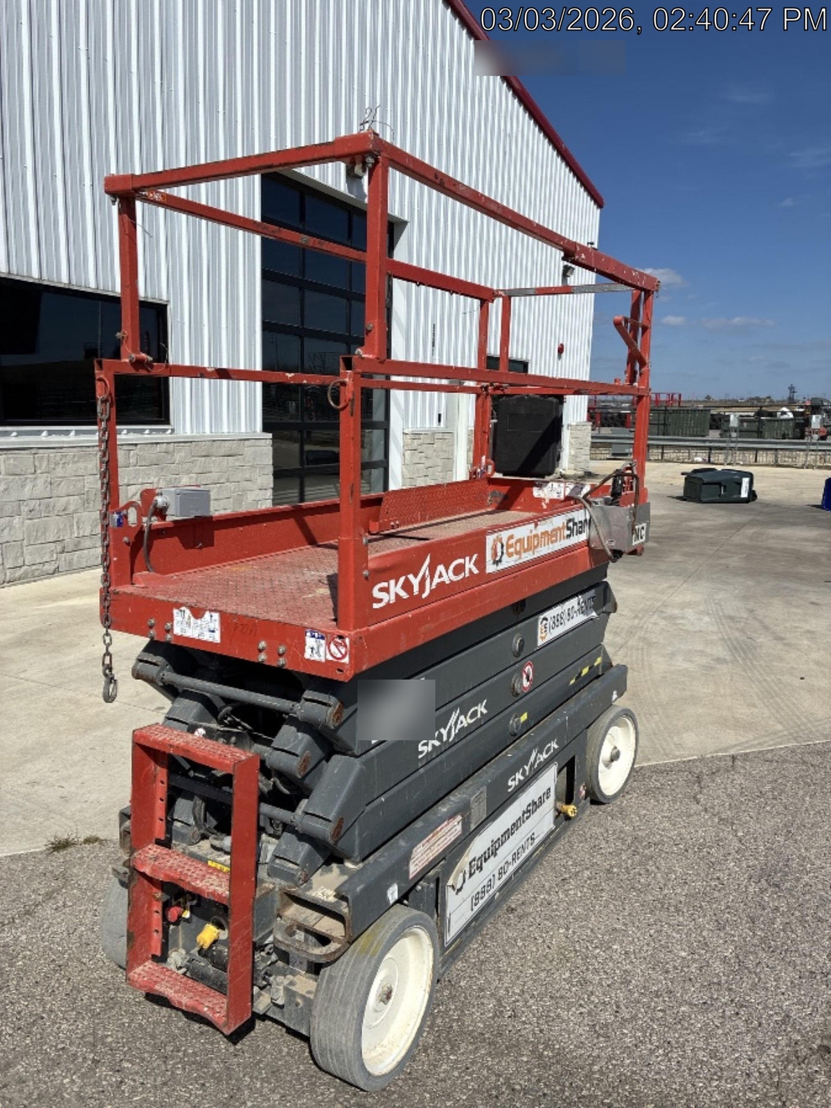 2019 Skyjack SJIII-3226 Skyjack SJIII3226 Standard w/Trojan Batteries