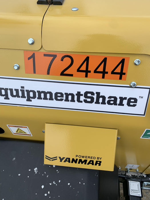 2021 Allmand NLV3GR (4) LED Light Fixture 350W, 23' Vertical Mast, 3kW Prime, Towable, Deep Sea L401, Leveling Jacks, Yanmar T4F 5.8hp