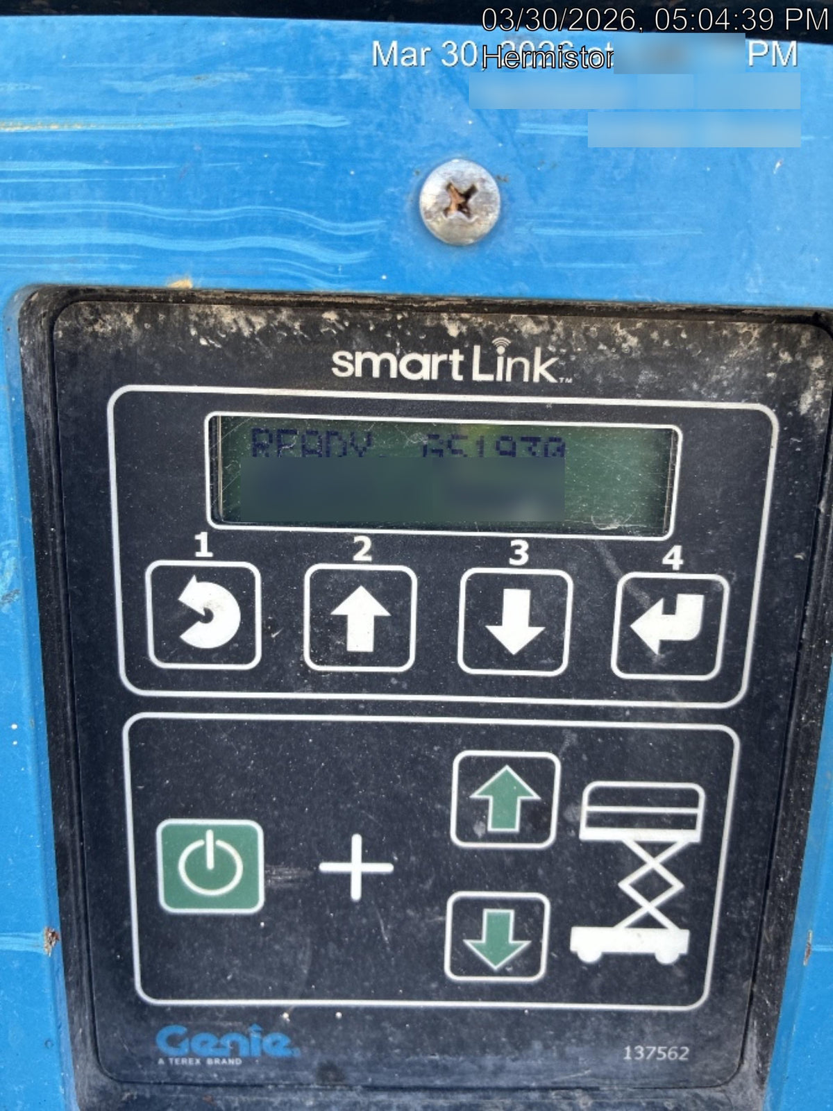 2020 Genie GS-1930 Solid Non Marking Tires, Beacon, Folding rails with half height swing gate, 800W Inverter