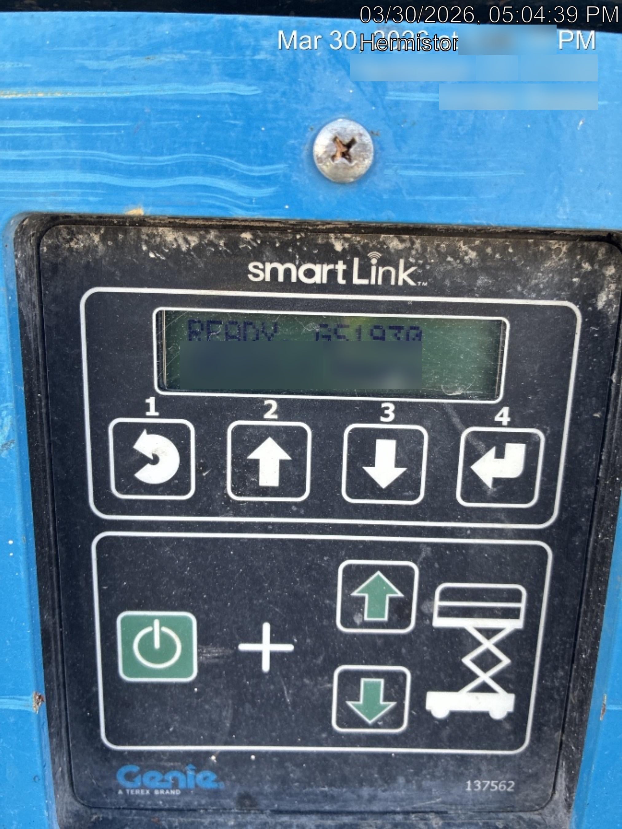 2020 Genie GS-1930 Solid Non Marking Tires, Beacon, Folding rails with half height swing gate, 800W Inverter