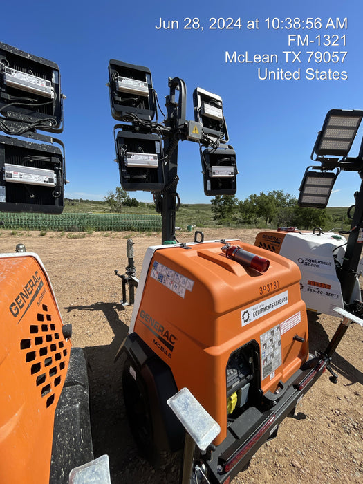 2024 Generac MLT2 Diesel, Flex Switch 120V Input, Powerzone Controller, 
(4) 320W LED Lights, 4kW Generator, 39.9 Gal Fuel Tank, 2" Ball, T3