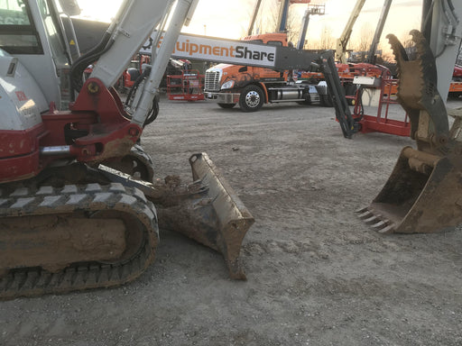 2019 Takeuchi TB290 Cab/Heat/AC Rubber tracks, Dozer blade, Travel alarm, Auxiliary hydraulics Manual QC, Hydraulic thumb, 18", 24", and 36" Buckets