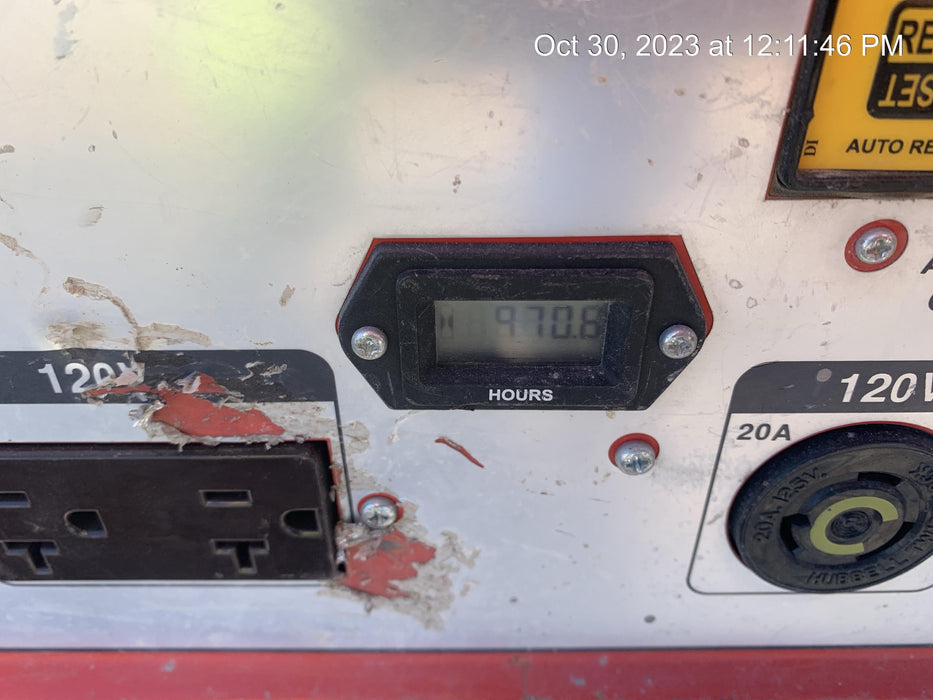 2020 Multiquip GA6HR Gen 6kW Honda GX340 GFCI Wheel Kit