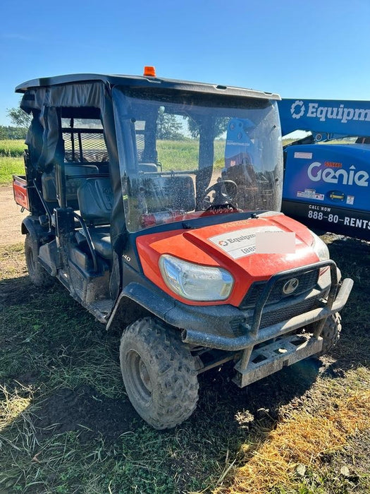 2022 Kubota RTV-X1140W-H Plastic Canopy, Windshield Acrylic Clear, LED Strobe Light, Wire Harness Kit, Back up Alarm