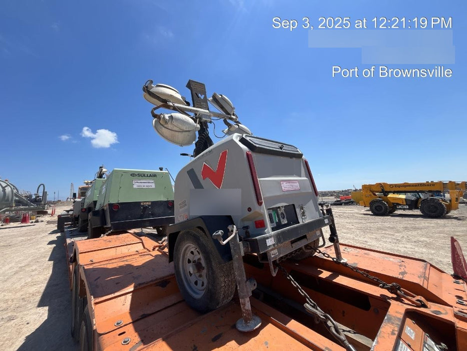 2018 Wacker Neuson LTV6K-MH Wacker Neuson LTV6K Mobile Light Tower w/Fuel Level Sensor Installed
