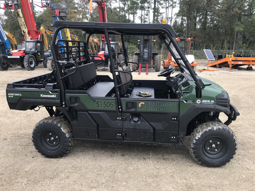 2019 Kawasaki Mule PRO-DXT Standard Options, Backup Alarm, Beacon, Plastic Hard Top, Poly Windshield, Horn Kit